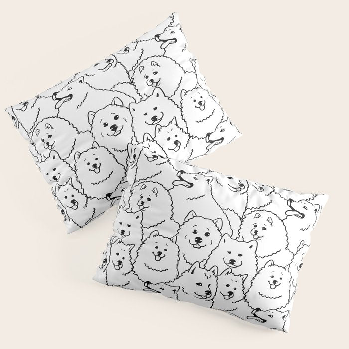 Oh Samoyed Pillow Sham Gallery Image 3