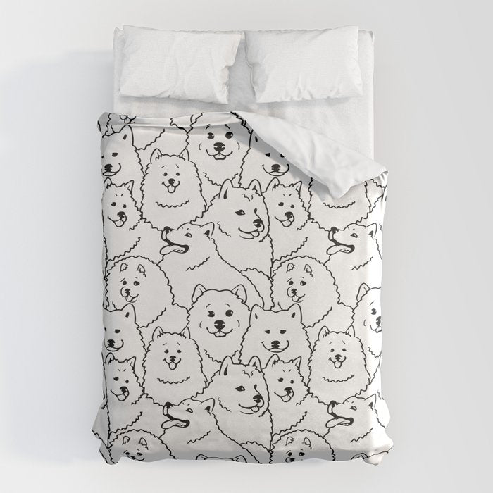 Oh Samoyed Duvet Cover Gallery Image 6