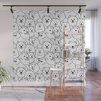 Oh Samoyed Wall Mural Gallery Image 1