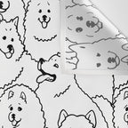 Oh Samoyed Wall Tapestry Gallery Image 3