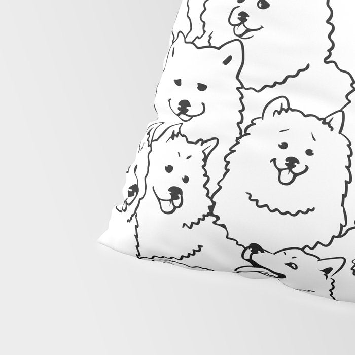 Oh Samoyed Pillow Sham Gallery Image 4