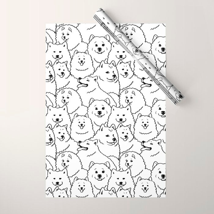 Oh Samoyed Wrapping Paper Gallery Image 1
