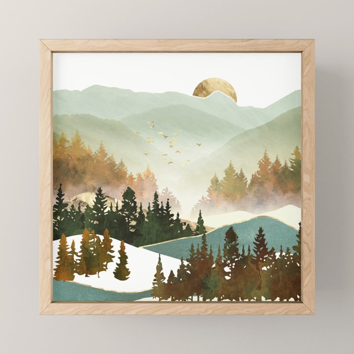 Fall Morning Mini Art Print Gallery Image 1