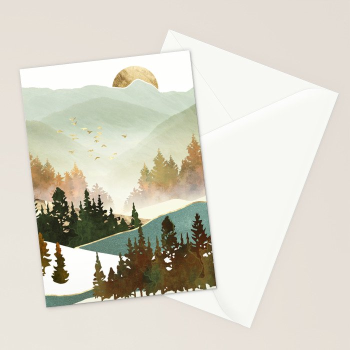 Fall Morning Stationery Card Gallery Image 2