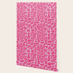 Hot Pink Dripping Smiley Wallpaper Gallery Image 2