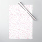 Pink romantic wildflowers Wrapping Paper Gallery Image 1