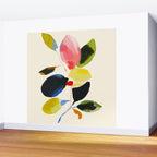 Minimal Abstract Colorful Plant Wall Mural Gallery Image 2
