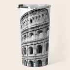 Colosseum Rome Black and White Travel Mug Gallery Image 3