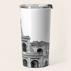 Colosseum Rome Black and White Travel Mug Gallery Image 2