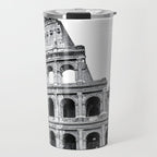 Colosseum Rome Black and White Travel Mug Gallery Image 1