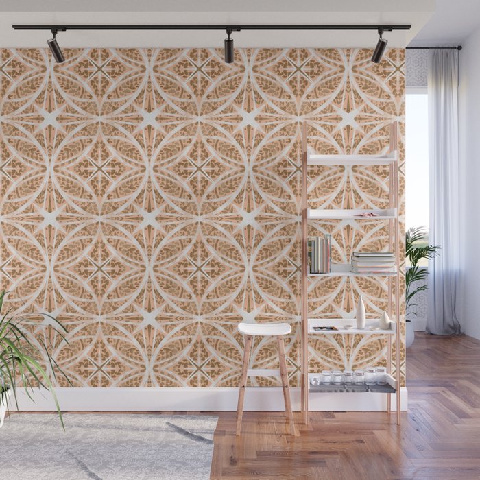 Tile wild leaves starry PF1 Wall Mural Gallery Image 1