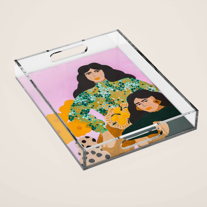 Sisters Acrylic Tray Gallery Image 1