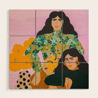 Sisters Wood Wall Art Gallery Image 1