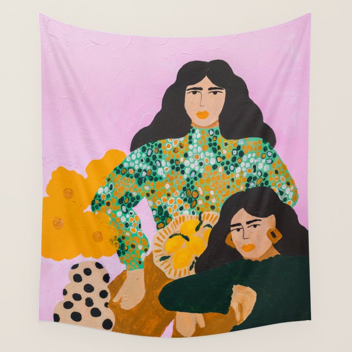 Sisters Wall Tapestry Gallery Image 4