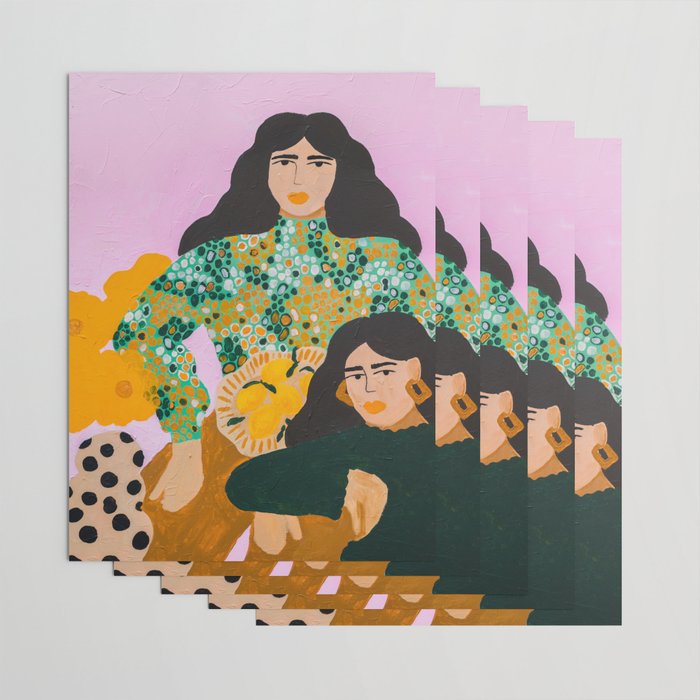 Sisters Wrapping Paper Gallery Image 3