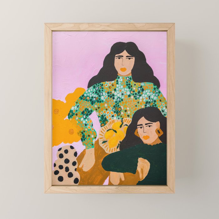 Sisters Mini Art Print Gallery Image 1