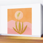 Desert Moon Colorful Landscape Wall Mural Gallery Image 2