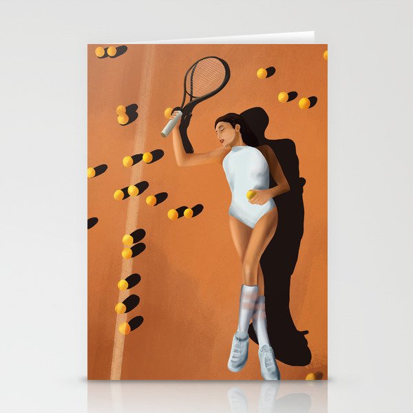 Tennis Reverie Stationery Card Gallery Image 2