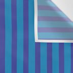 Bold Vertical Stripes in Double Blue Wall Tapestry Gallery Image 3