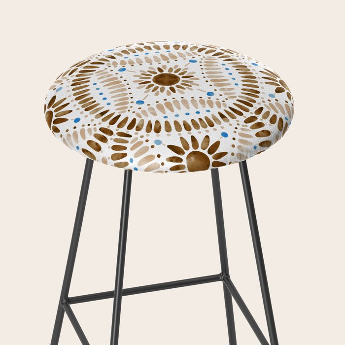 Rustic Tile Mandala A Stool Gallery Image 2