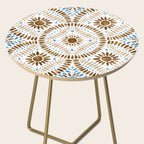 Rustic Tile Mandala A Side Table Gallery Image 2