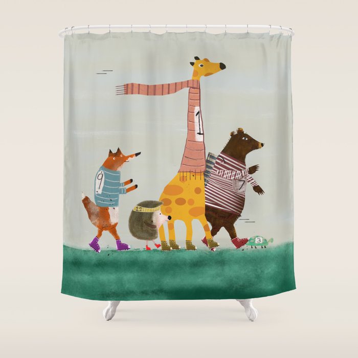 the fun run Shower Curtain Gallery Image 1