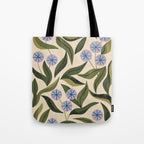Periwinkle Plant Tote Bag Gallery Image 1