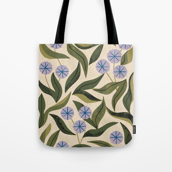 Periwinkle Plant Tote Bag Gallery Image 1
