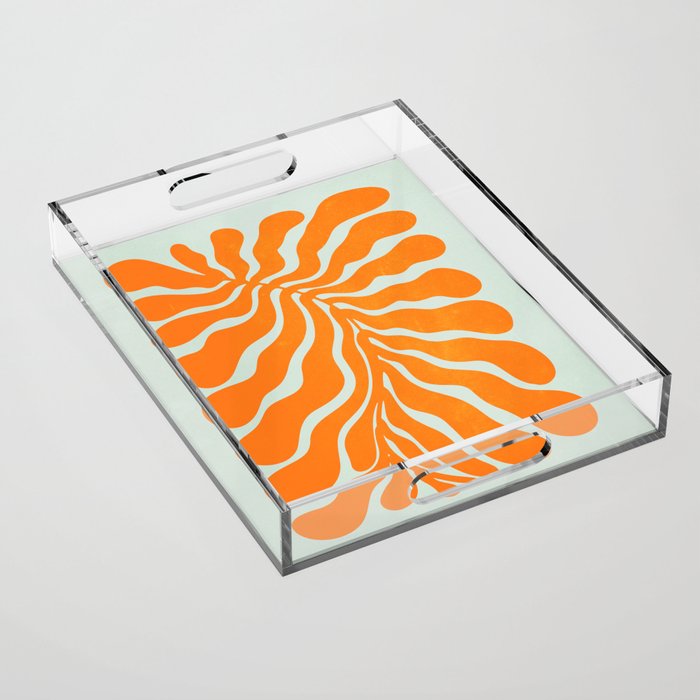Frozen Sunrise Ferns: Matisse Edition  Acrylic Tray Gallery Image 1