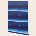 Falling star, shooting star, sailboat ocean waves blue sea Wallpaper Gallery Image 2