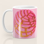 Pink concha bread mexican concha pan dulce mexican food lover Coffee Mug Gallery Image 3