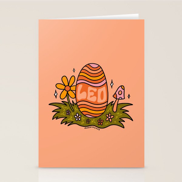 Leo Easter Egg Stationery Card Gallery Image 2