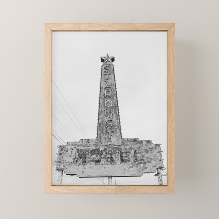 Stardust Motel Marfa Texas Mini Art Print Gallery Image 1