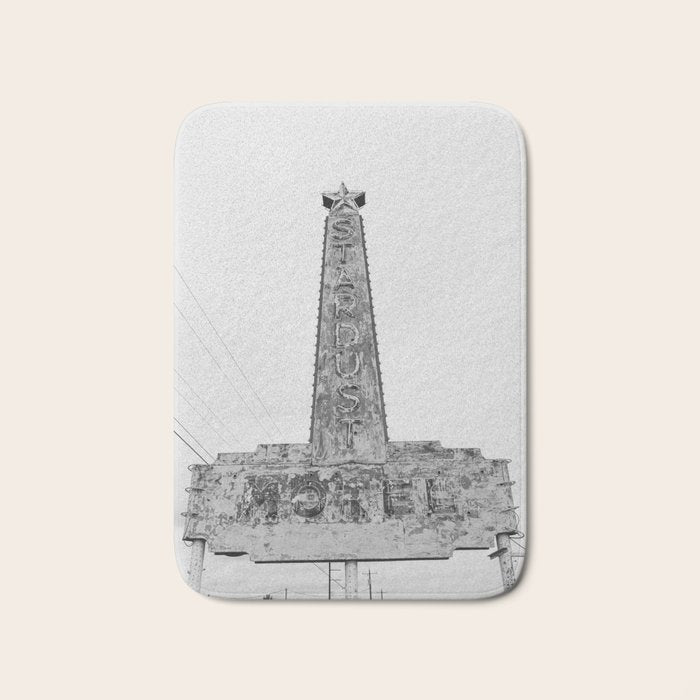 Stardust Motel Marfa Texas Bath Mat Gallery Image 1