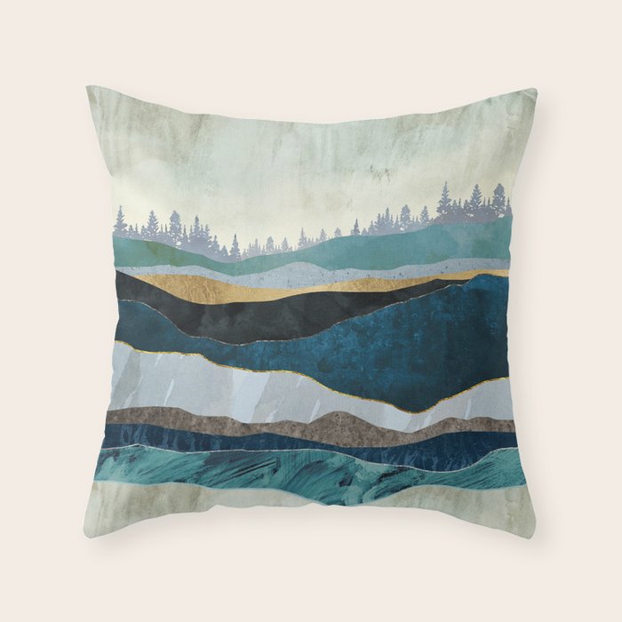 Turquoise Hills Throw Pillow Gallery Image 6