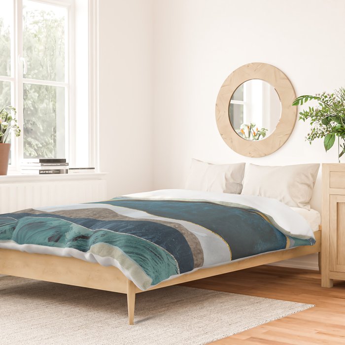Turquoise Hills Duvet Cover Gallery Image 2