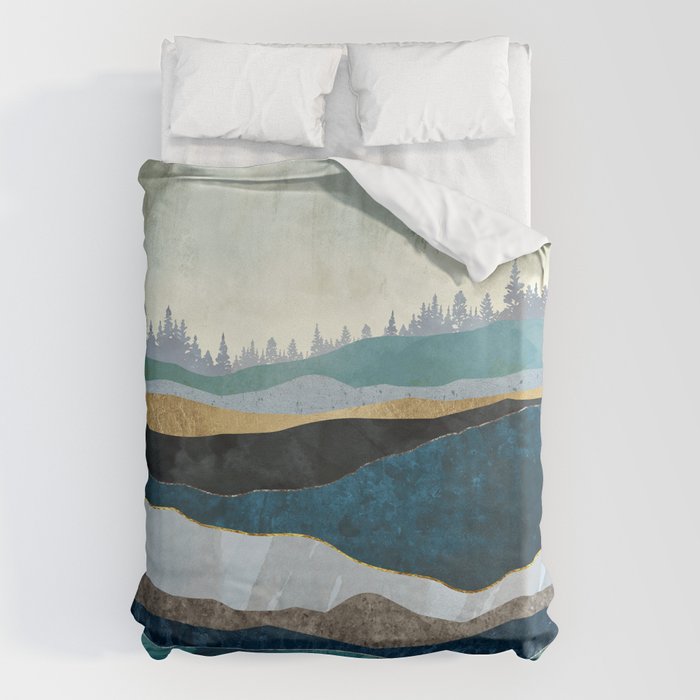 Turquoise Hills Duvet Cover Gallery Image 6