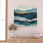 Turquoise Hills Wall Tapestry Gallery Image 2