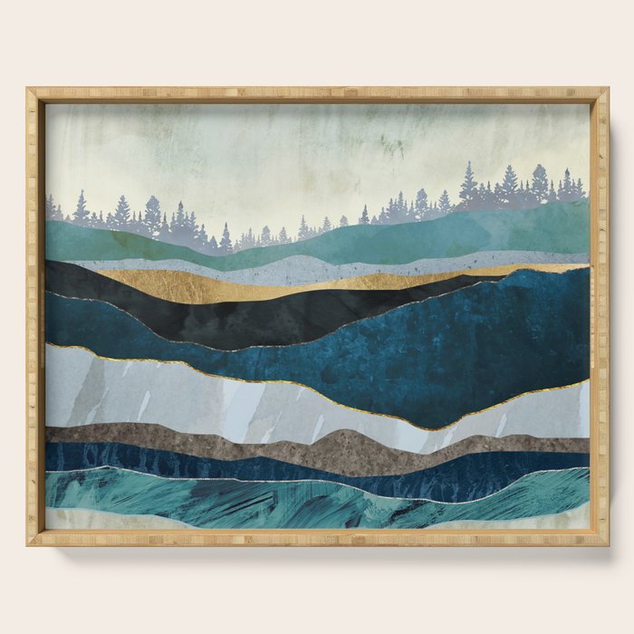 Turquoise Hills Serving Tray Gallery Image 1