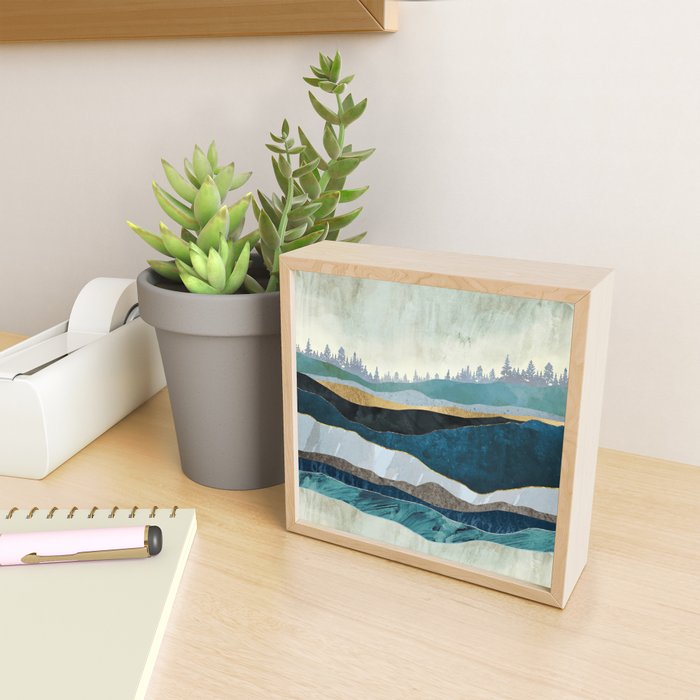Turquoise Hills Mini Art Print Gallery Image 2