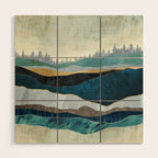 Turquoise Hills Wood Wall Art Gallery Image 1