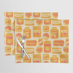 Vagabondâs Cupboard - marigold and pink Placemat Gallery Image 1