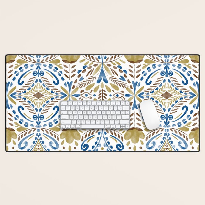 Intricate bohemian charm Desk Mat Gallery Image 1