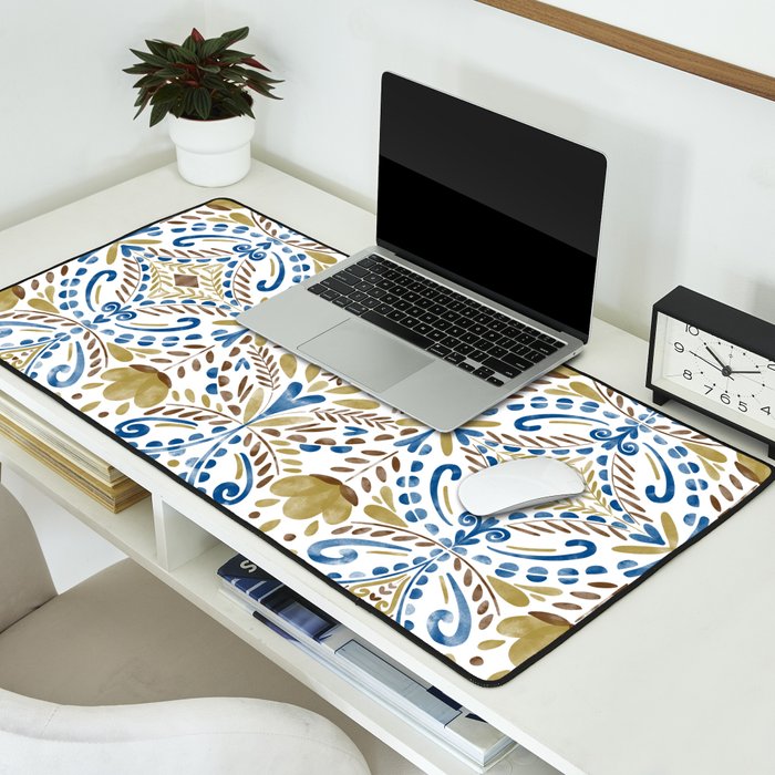 Intricate bohemian charm Desk Mat Gallery Image 2