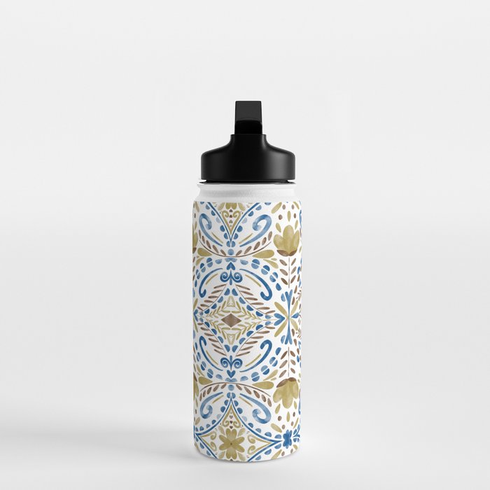 Intricate bohemian charm Water Bottle Gallery Image 3