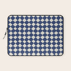 Diamond Pattern Abstract - Dark Blue Laptop Sleeve Gallery Image 1