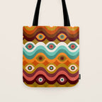 Psychedelic Eye Melt - 60s Palette Tote Bag Gallery Image 1