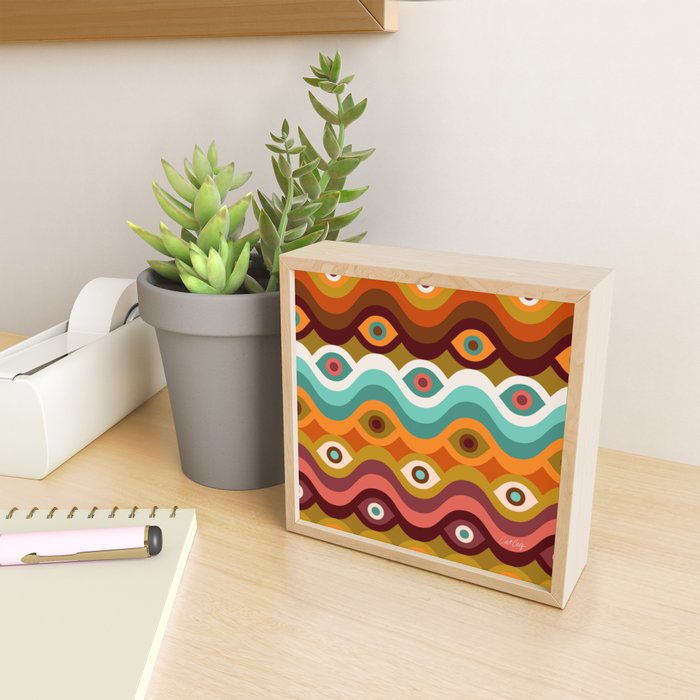 Psychedelic Eye Melt - 60s Palette Mini Art Print Gallery Image 2
