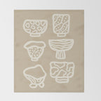 Ceramic Bowls Throw Blanket Gallery Image 2