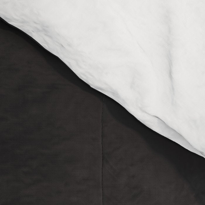 White Cat On Black Comforter Gallery Image 4